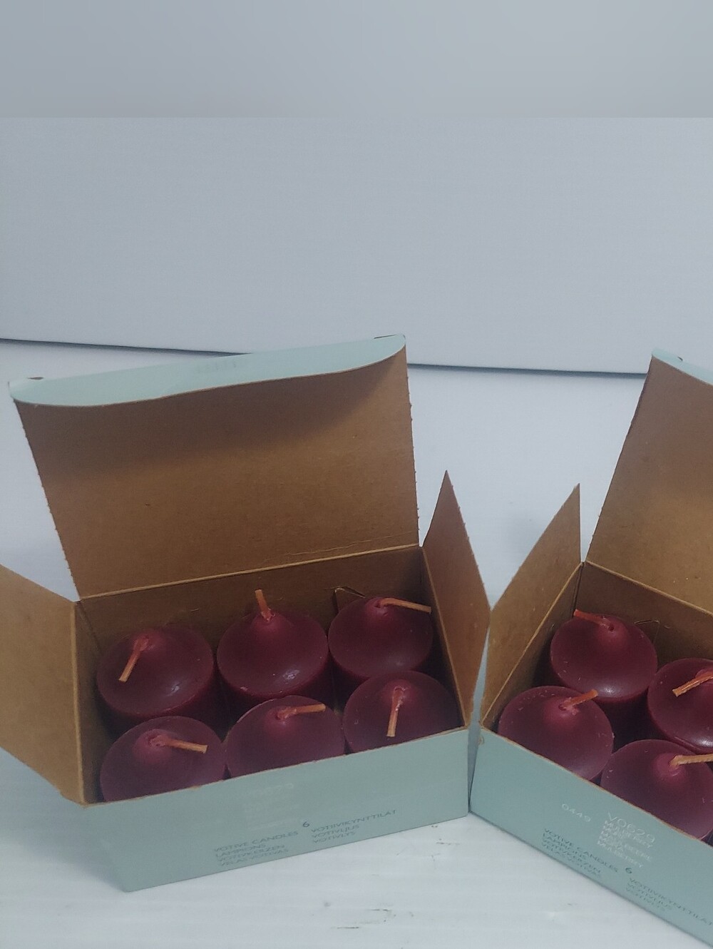 PartyLite MULBERRY V0629 Votive Candles Retired 2 Boxes 12 Candels NEW IN BOX